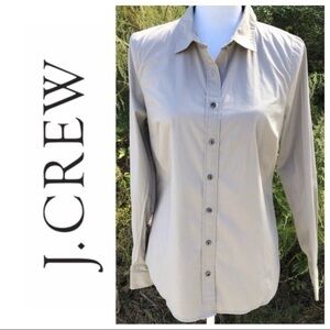J. Crew Haberdashery Gray Button Down shirt